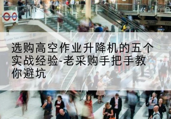 凌云高空作业升降机厂家-选购高空作业升降机的五个实战经验-老采购手把手教你避坑
