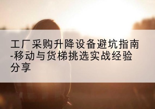 凌云移动式升降机怎么选-工厂采购升降设备避坑指南-移动与货梯挑选实战经验分享
